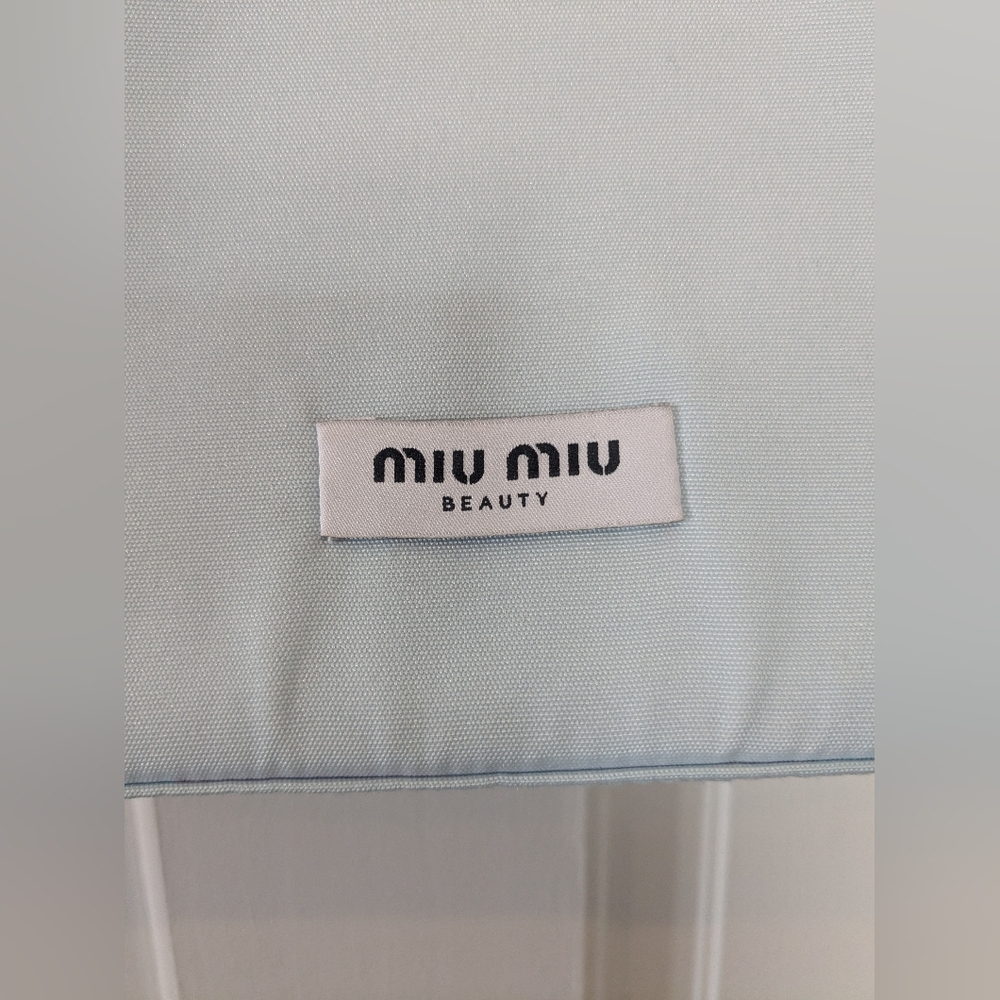 Miu Miu Beauty Soft Blue Tote Bag